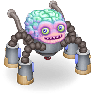 This is the Avatar Image for the Reebro [My Singing Monsters Mech Ethereal] AI Voice and Text to Speech Generator